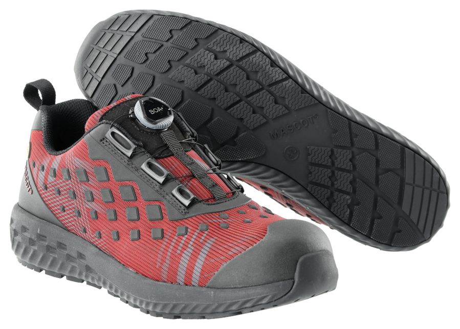 Scarpe antinfortunistiche FOOTWEAR CUSTOMIZED rosso autunno/nero