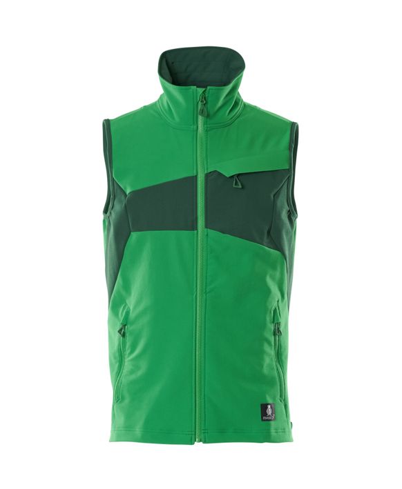Gilet ACCELERATE verde prato/verde