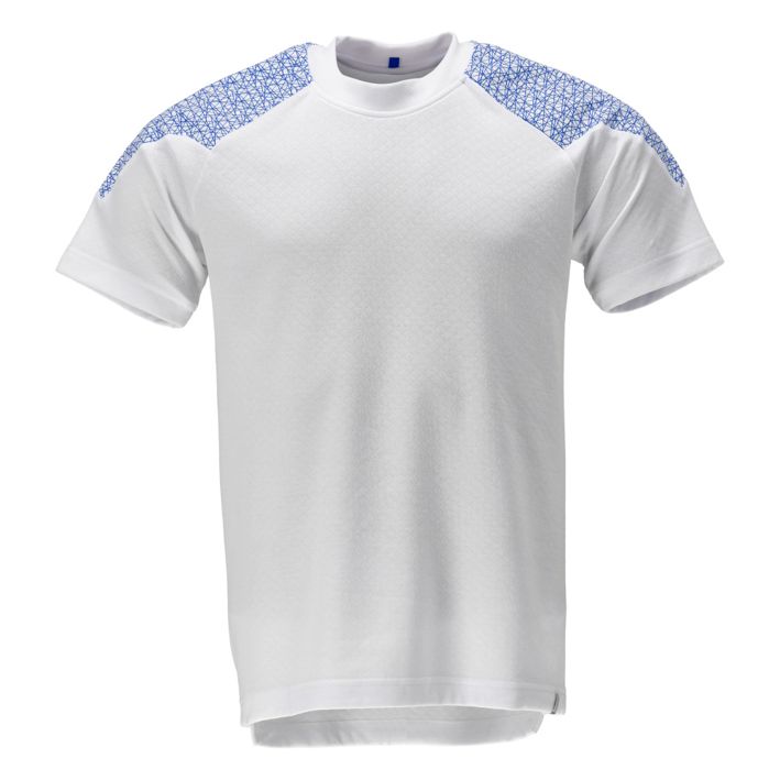 Maglietta, a maniche corte FOOD & CARE bianco/azzurro