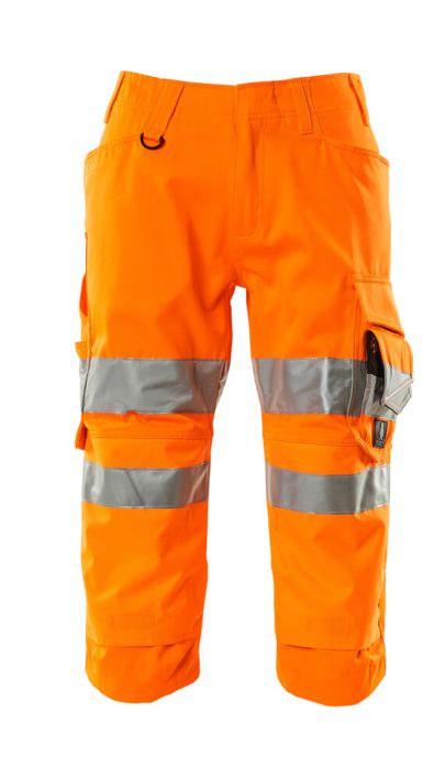 ¾ Lunghezza Pantaloni con tasche porta-ginocchiere SAFE SUPREME hi-vis arancio
