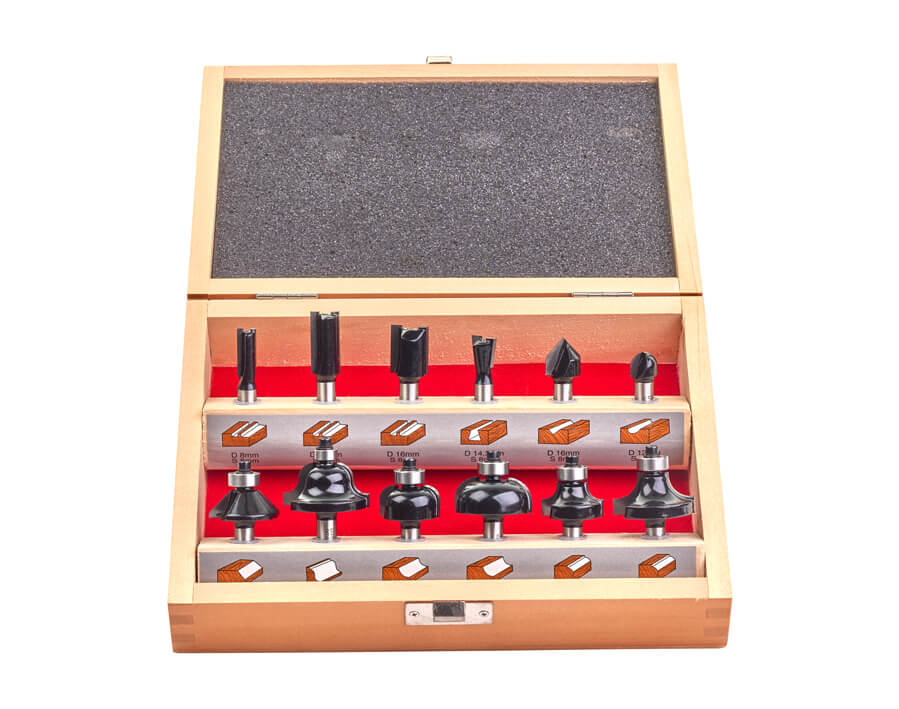 Set di frese da 12 pezzi 