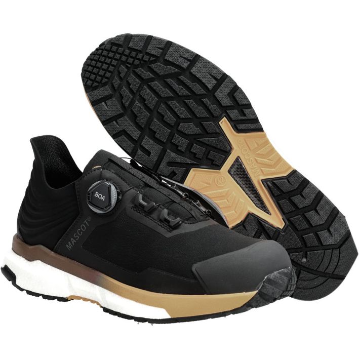 Scarpe antinfortunistiche FOOTWEAR CUSTOMIZED Nero/sabbia scuro