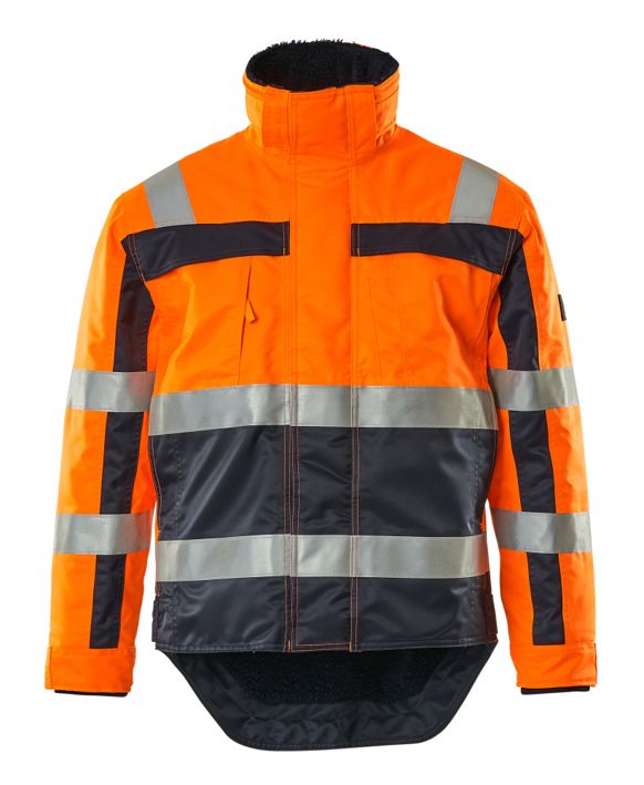 Giacca antifreddo SAFE COMPETE hi-vis arancio/blu navy