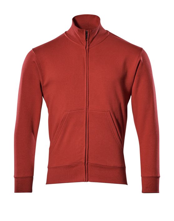 Felpa con chiusura lampo CROSSOVER rosso