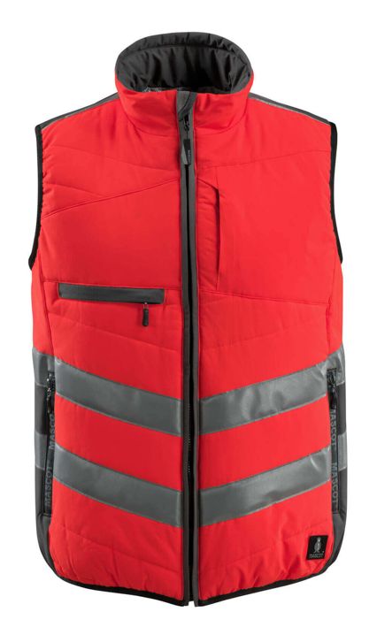 Gilet antifreddo SAFE SUPREME hi-vis rosso/antracite scuro