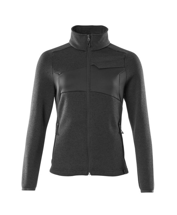 Maglione con chiusura lampo ACCELERATE nero