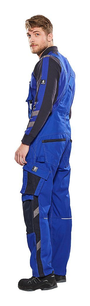 Polo Felpata UNIQUE blu royal/blu navy scuro