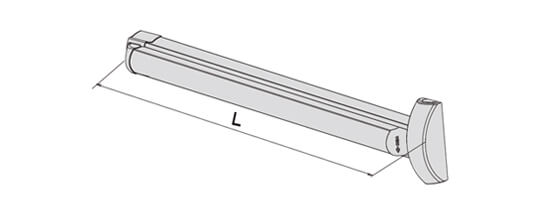 Maniglione antipanico serie Fast Touch
