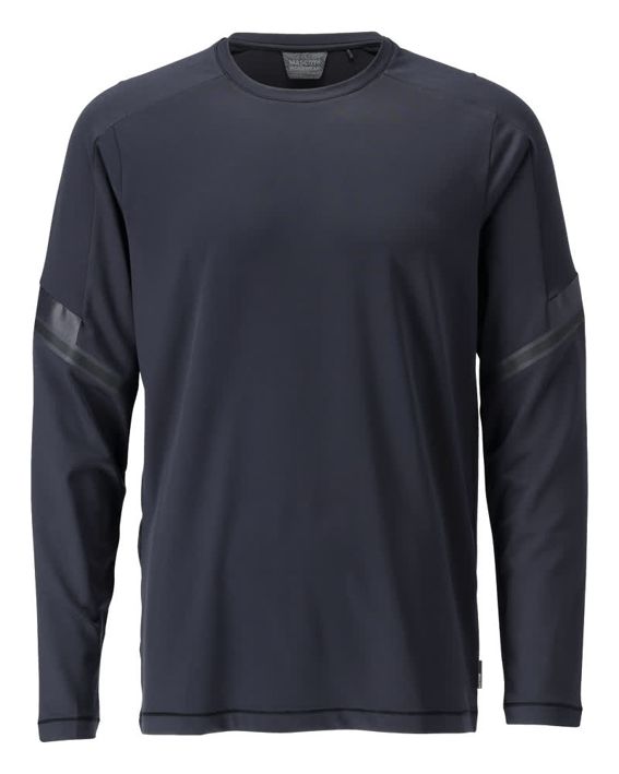 Maglietta, a maniche lunghe CUSTOMIZED blu navy scuro
