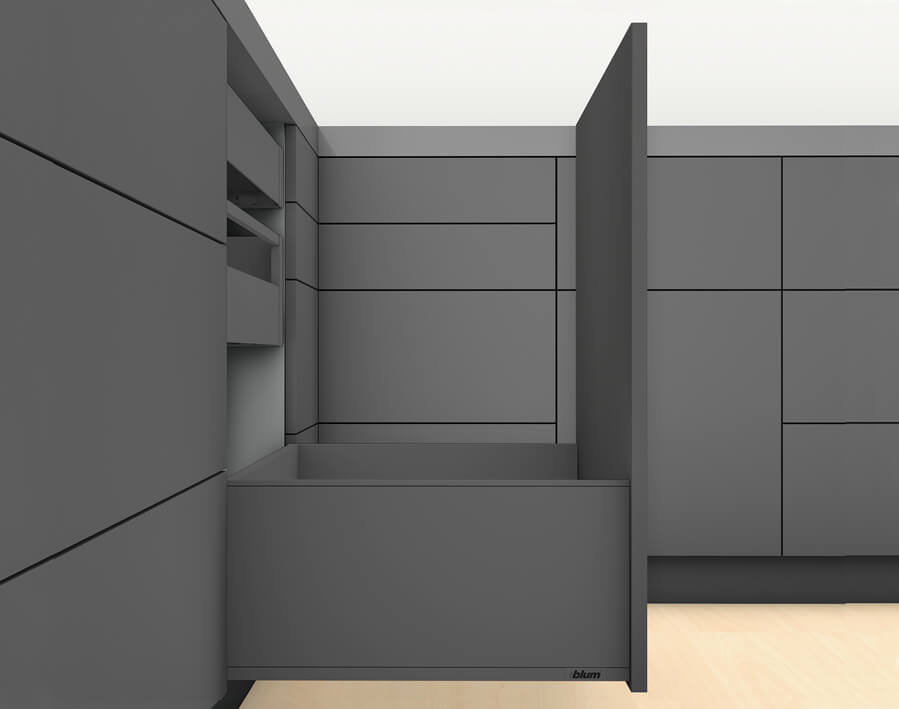 LEGRABOX pure grigio orione opaco - altezza F