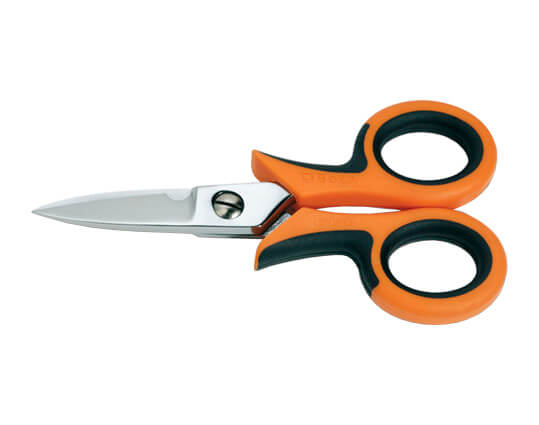 Forbici per elettricisti con lame diritte