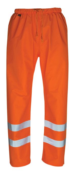 Pantaloni antipioggia SAFE AQUA hi-vis arancio