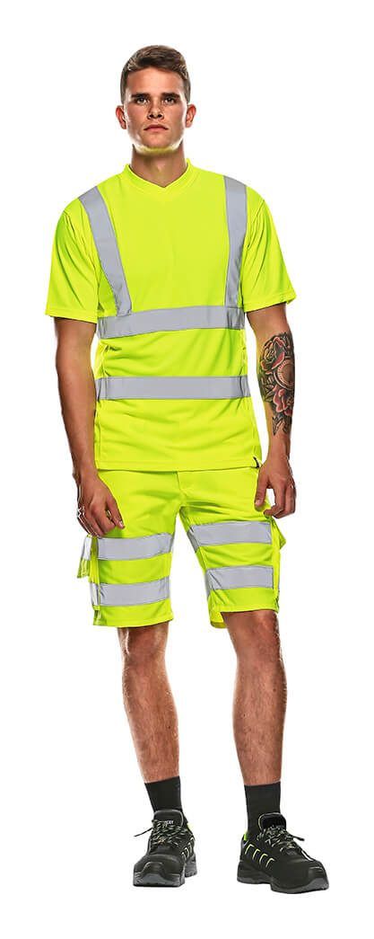 Maglietta SAFE LIGHT hi-vis giallo