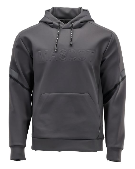 Felpa con cappuccio in pile CUSTOMIZED grigio pietra