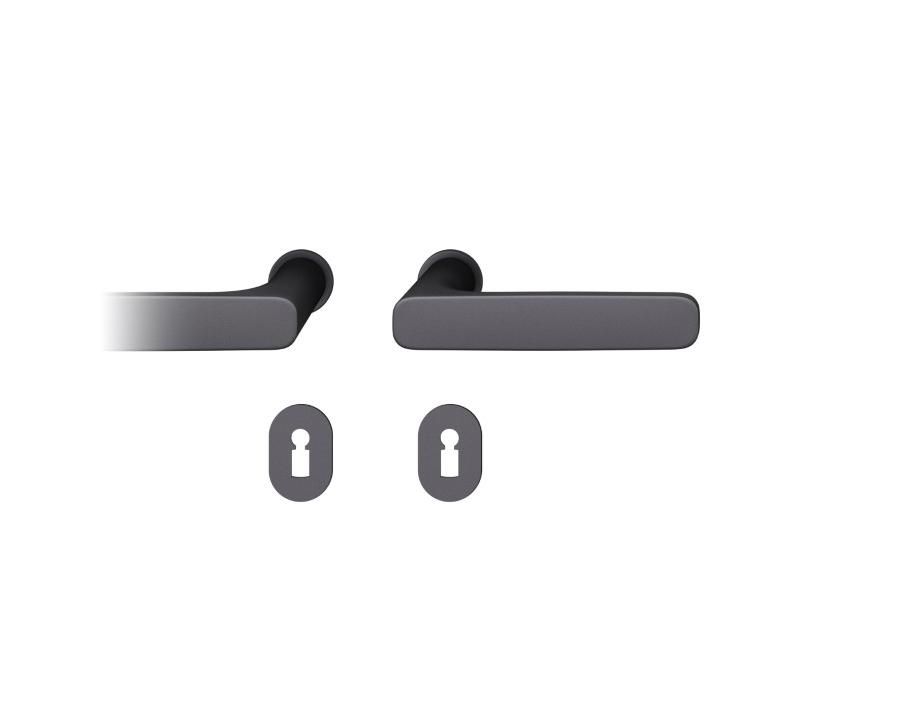 Guarnitura a maniglia con mini-rosette FSB 10 1289