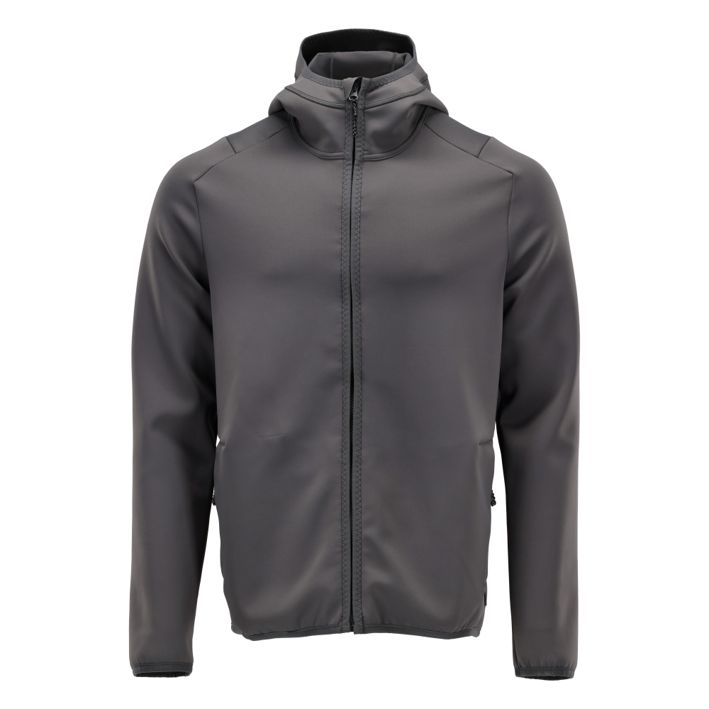 Maglione in pile con cappuccio CUSTOMIZED grigio pietra