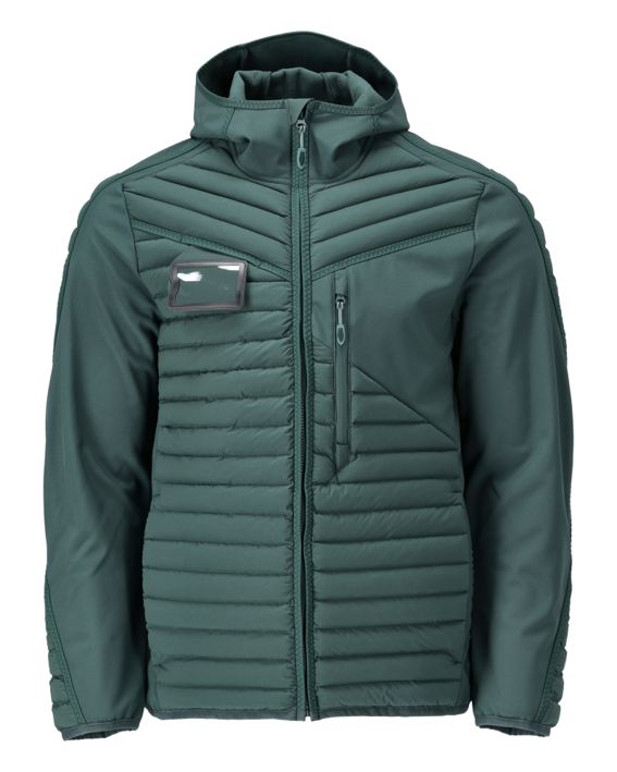 Giacca con cappuccio CUSTOMIZED verde foresta
