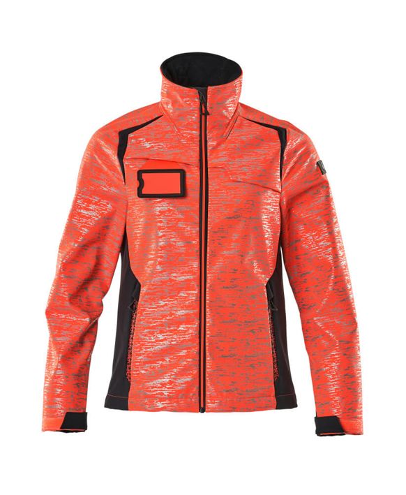 Giacca Softshell ACCELERATE SAFE hi-vis rosso/blu navy scuro