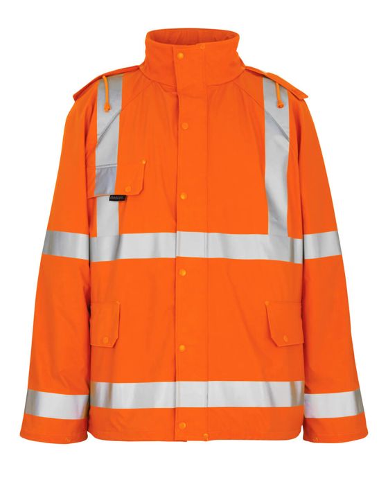 Giacca antipioggia SAFE AQUA hi-vis arancio