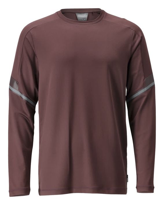 Maglietta, a maniche lunghe CUSTOMIZED bordeaux