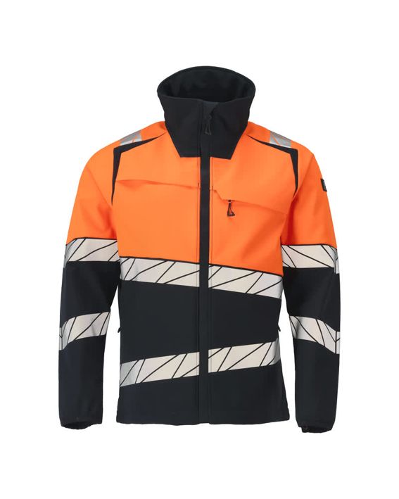 Giacca Softshell ACCELERATE SAFE blu navy scuro/hi-vis arancio