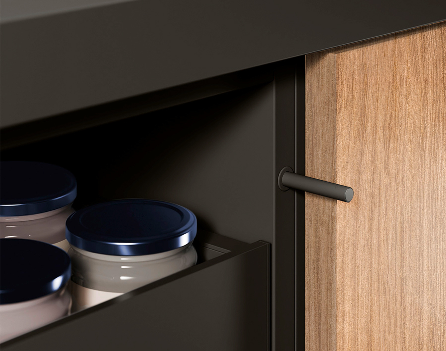 Push to open magnete da incasso - corsa lunga 