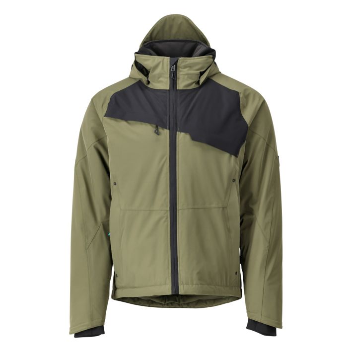 Giacca antifreddo ADVANCED verde muschio/nero