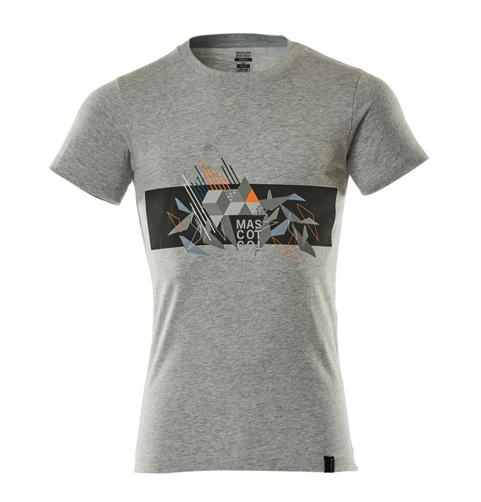 Maglietta ACCELERATE SAFE grigio/hi-vis arancio