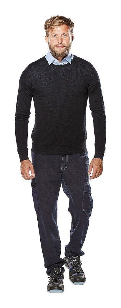 Maglione FRONTLINE blu melange