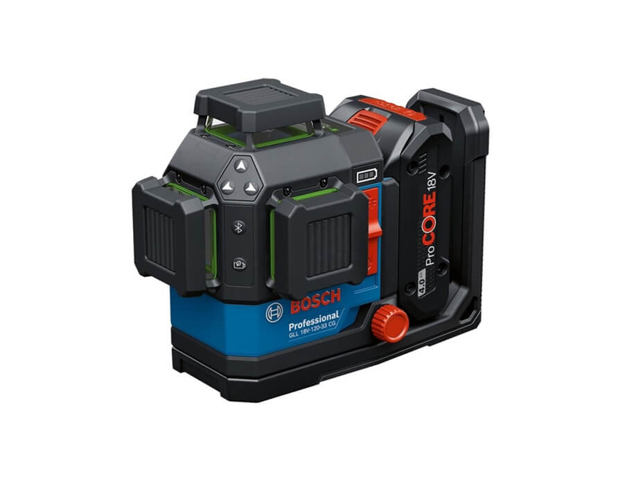 Livella laser a linee EXLL18V-120-33CG Expert 