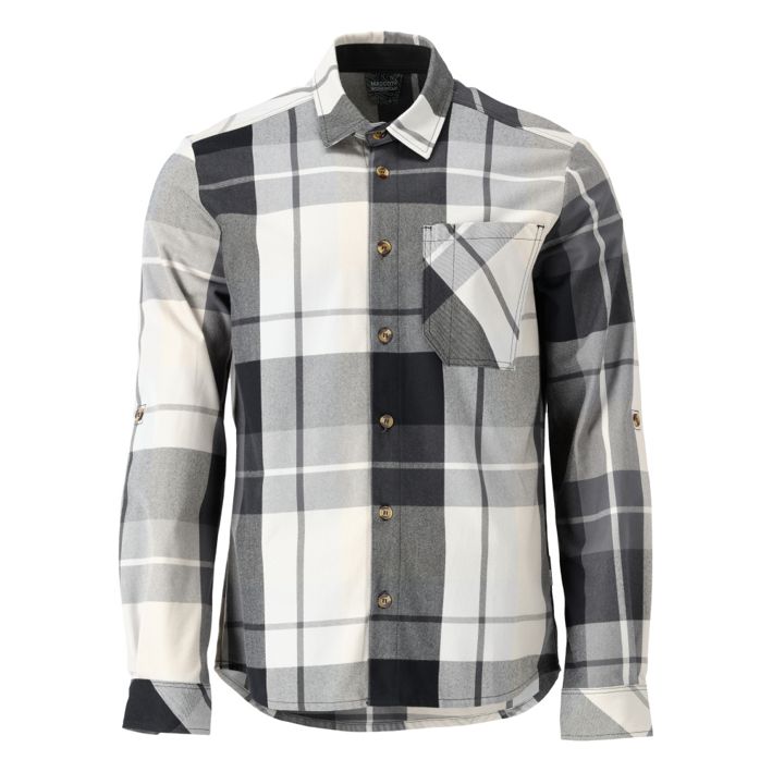 Camicia CUSTOMIZED a quadri grigio pietra