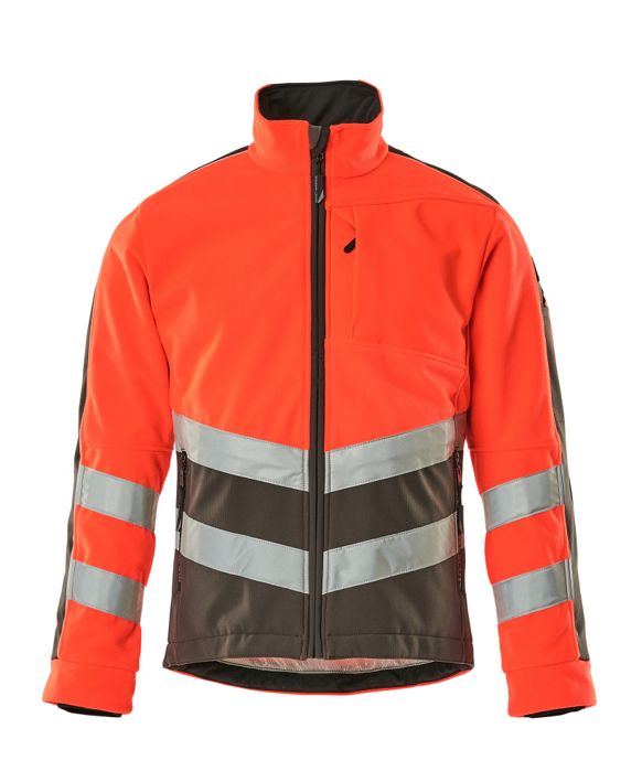 Giacca in pile SAFE SUPREME hi-vis rosso/antracite scuro
