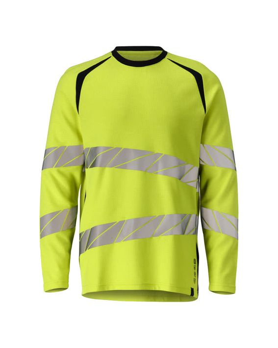 Maglietta, a maniche lunghe ACCELERATE MULTISAFE hi-vis giallo/blu navy scuro