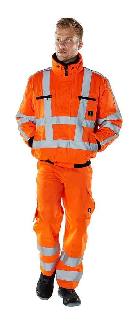 Giacca da pilota SAFE ARCTIC hi-vis arancio