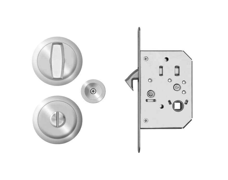 Kit serratura per porte scorrevoli