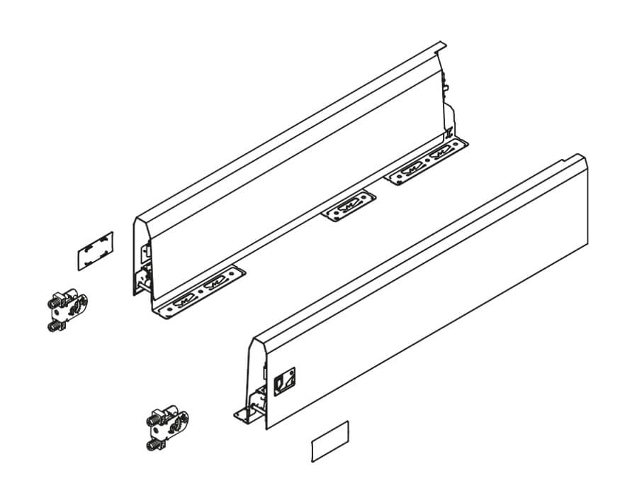 Kit flessibile ArciTech altezza spondine 126 mm 