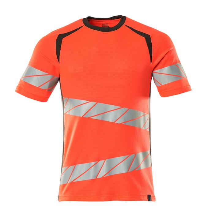Maglietta ACCELERATE SAFE hi-vis rosso/antracite scuro