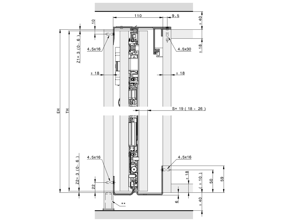 Hawa Folding Concepta III 25 Push, sinistra