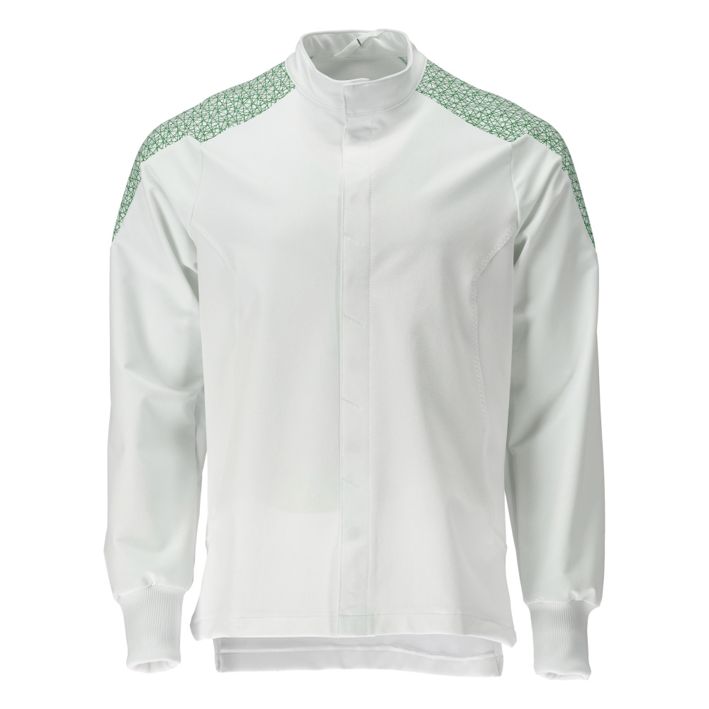 Giacca FOOD & CARE bianco/verde prato