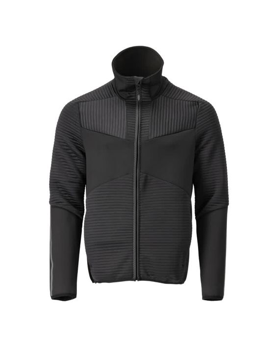 Maglione in pile con chiusura lampo CUSTOMIZED nero