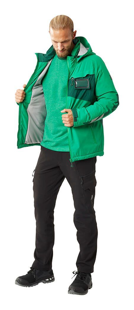 Felpa ACCELERATE antracite scuro/nero