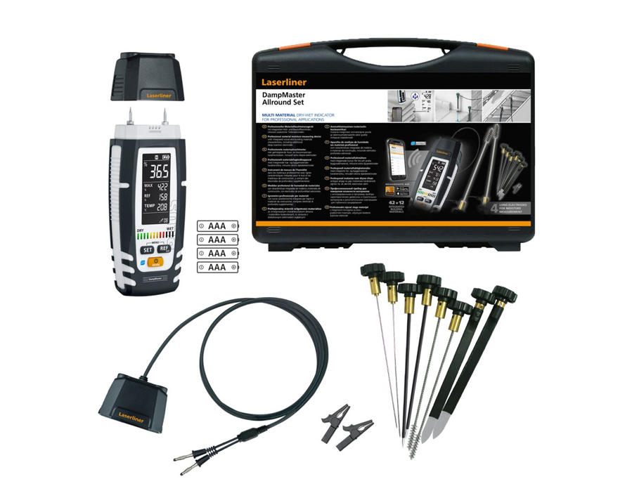 Set di ispezione/misurazione umidità DampfMaster Allround Set 