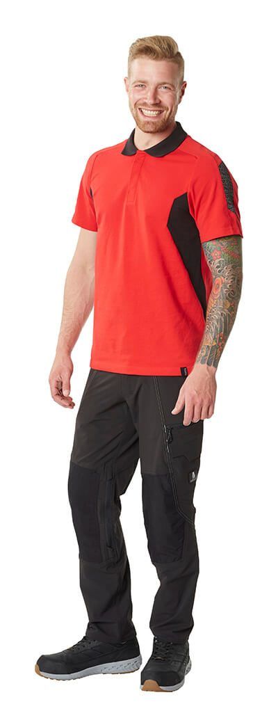 Polo ACCELERATE blu navy scuro/azzurro