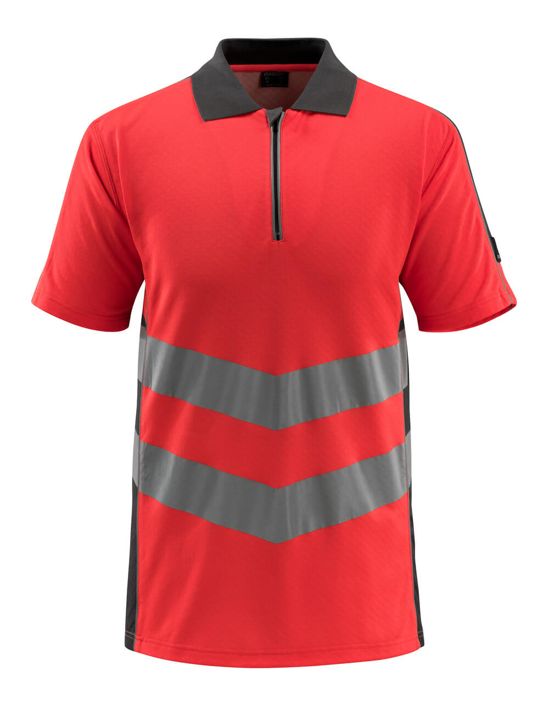 Polo SAFE SUPREME hi-vis rosso/antracite scuro