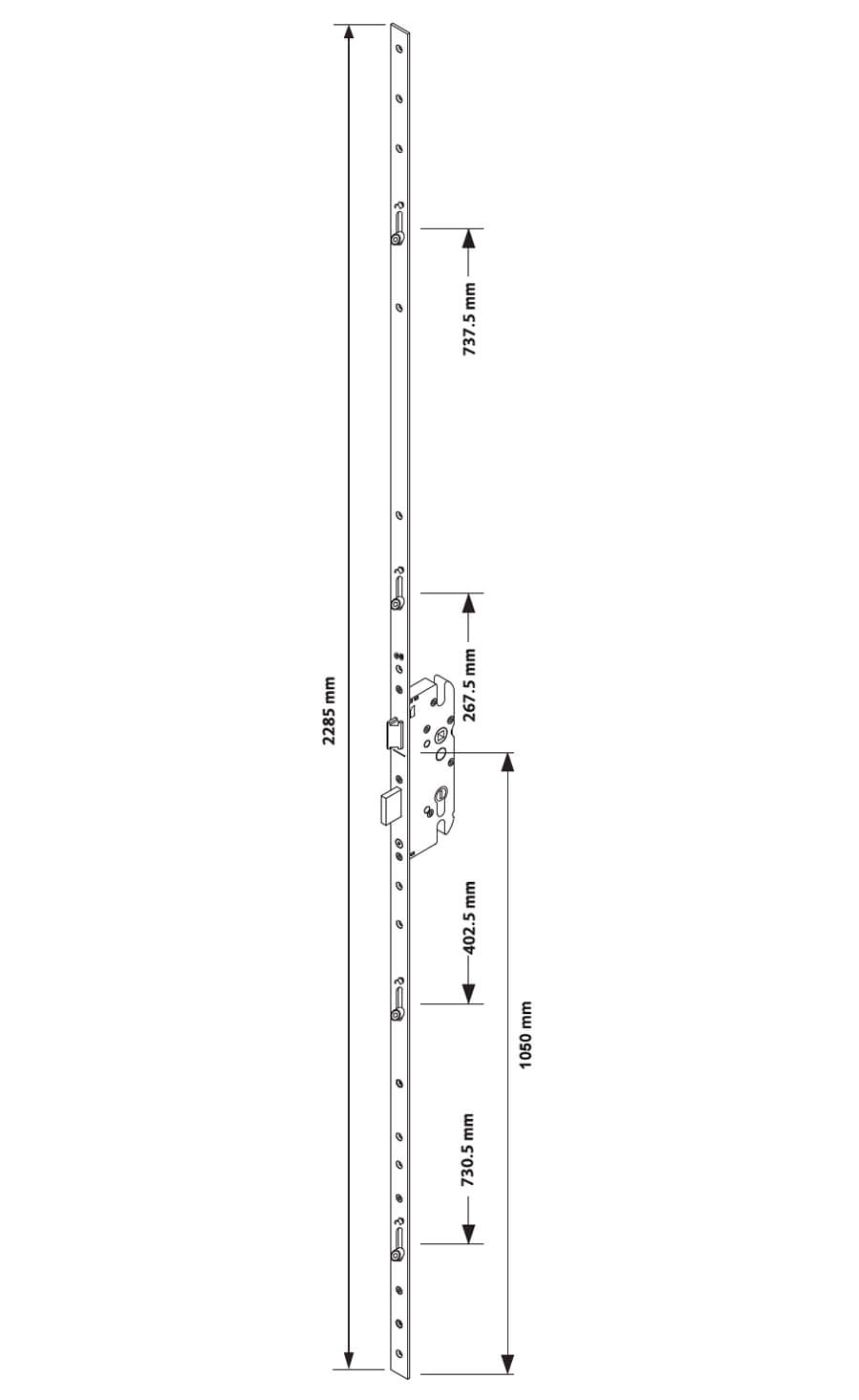 Serratura multipunto SECURY R4 