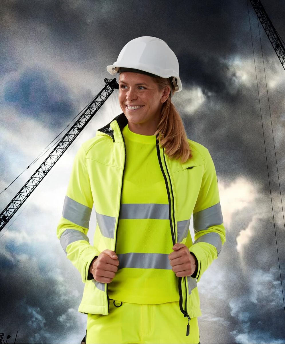 Giacca Softshell SAFE SUPREME hi-vis giallo