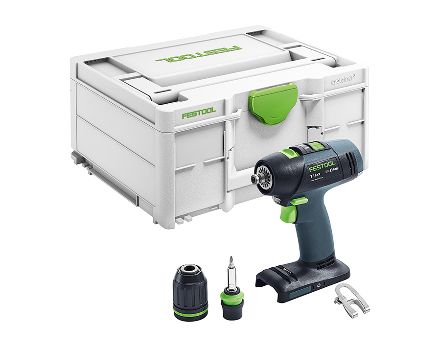 Trapano avvitatore a batteria T 18+3-Basic 