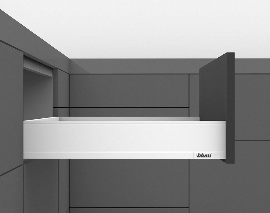 Legrabox - altezza M - bianco seta opaco 
