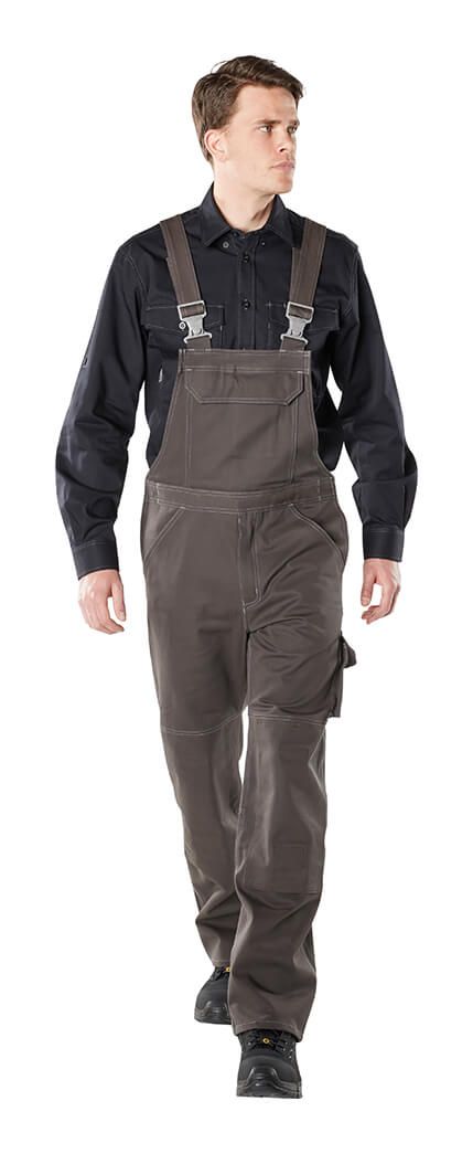 Salopette con tasche porta-ginocchiere INDUSTRY nero