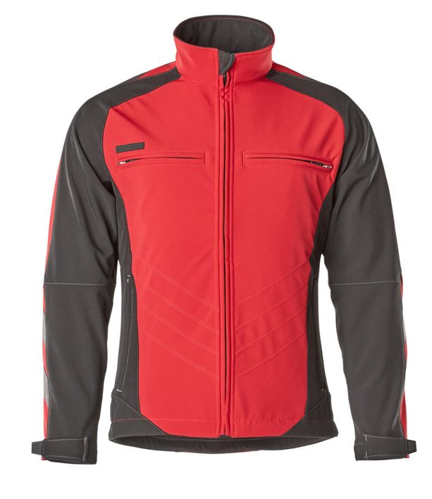 Giacca Softshell UNIQUE rosso/nero